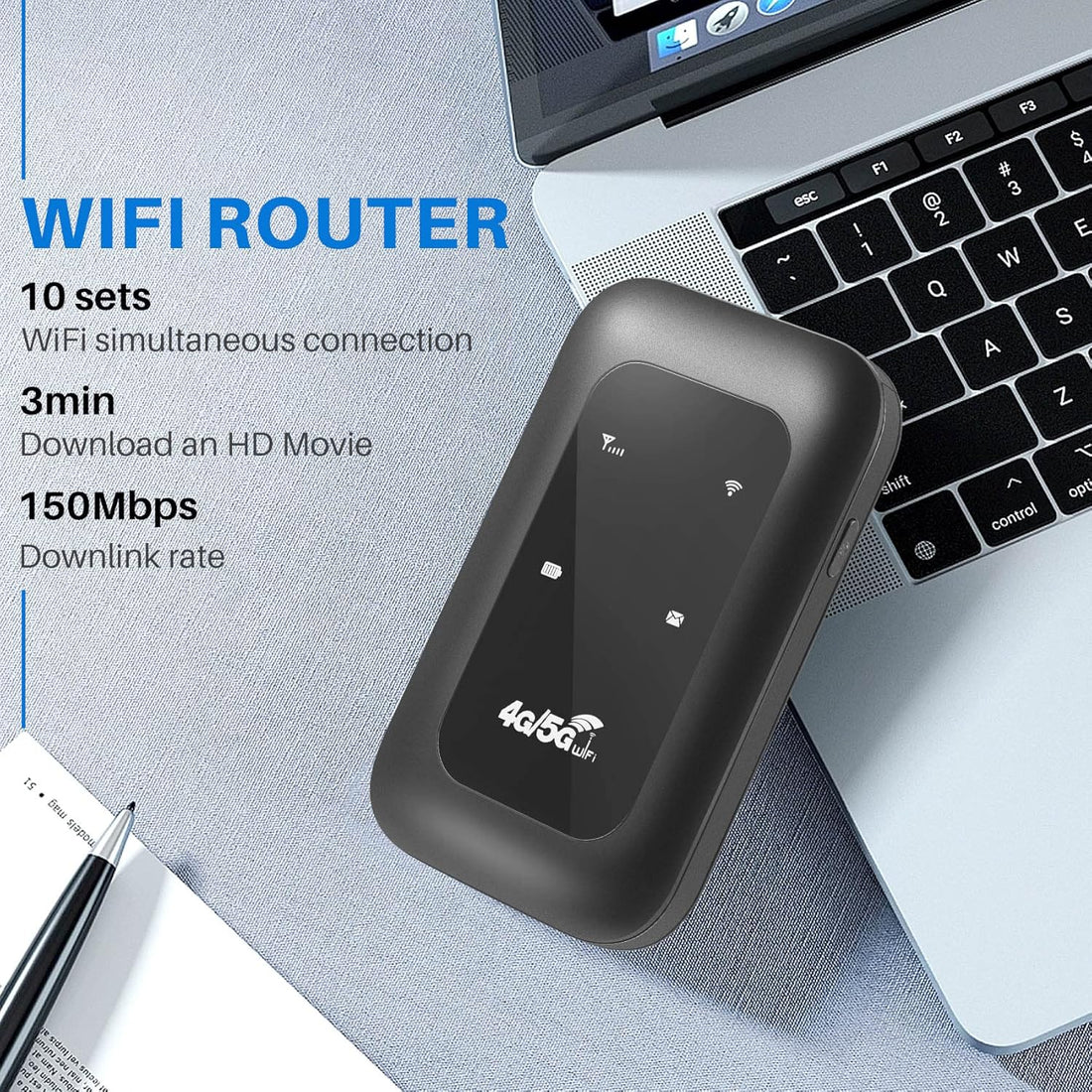 Highspeed 5G Wireless Hotspot Free Monthly Fee Portable WiFi