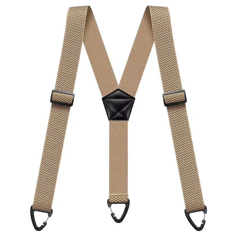 🔥 Men's X-Back Suspenders with Heavy-Duty Hook Clips – Wide, Adjustable & Durable for Work & Casual 🎩