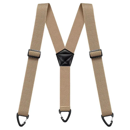🔥 Men's X-Back Suspenders with Heavy-Duty Hook Clips – Wide, Adjustable & Durable for Work & Casual 🎩