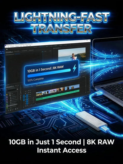 🏆Flash Sale⚡ 50K+ SOLD! Almost Gone-🔥 Large-Capacity Type-C Portable Mini SSD