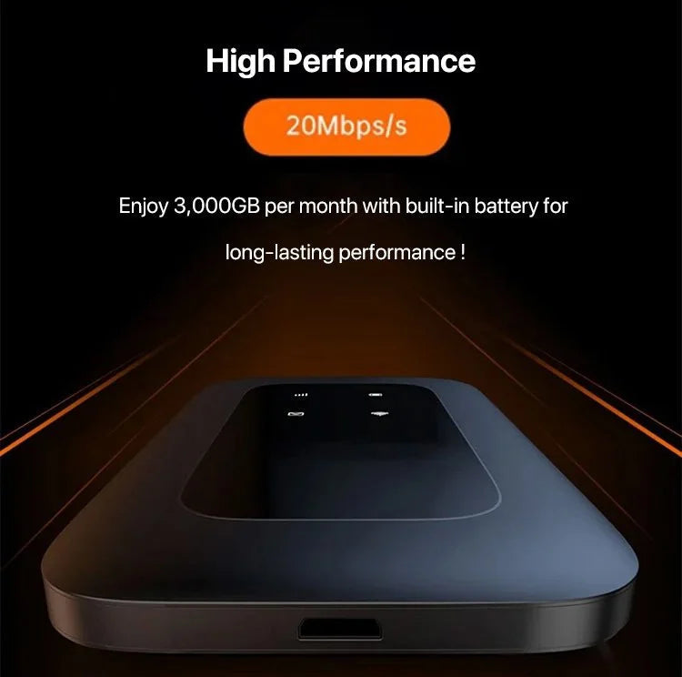 Highspeed 5G Wireless Hotspot Free Monthly Fee Portable WiFi