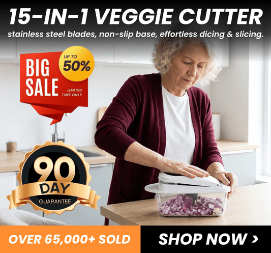 Vegetable Chopper,15-in-1 Multifunctional Food Chopper