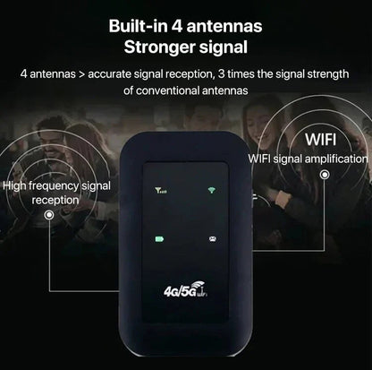 Highspeed 5G Wireless Hotspot Free Monthly Fee Portable WiFi
