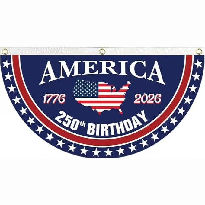Celebrate America's 250th Birthday Banner
