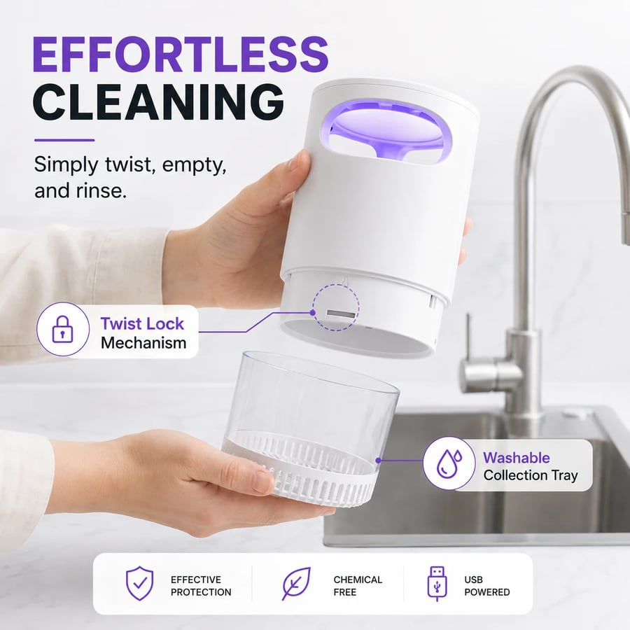 🦟  UV Mosquito Killer Lamp – quiet, USB, chemical-free. 50K+ sold! 🔇🌙