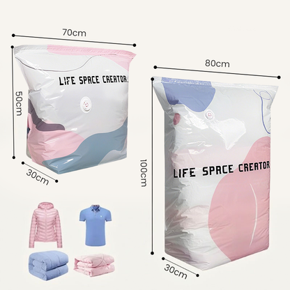 📦 Large-Capacity Vacuum Bags – No Pump Needed! 💨✨
