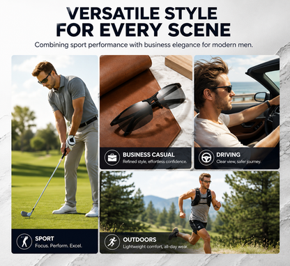 Photochromic Sunglasses with Anti-glare Polarized Lens