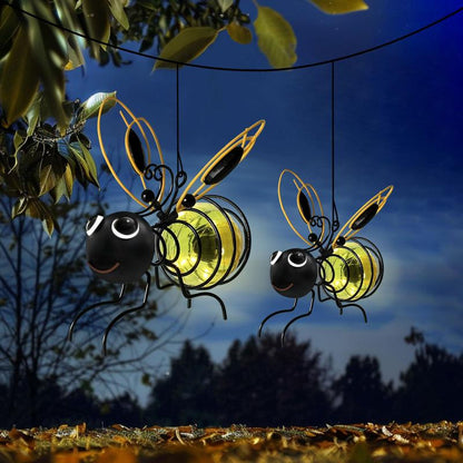 🐝Solar Hanging Bee Lights☀️Waterproof Outdoor Garden Decor Lantern for Patio & Yard❤️🌿✨