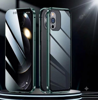 360° Double-Sided Magnetic Privacy iPhone Case | Anti-Spy Glass