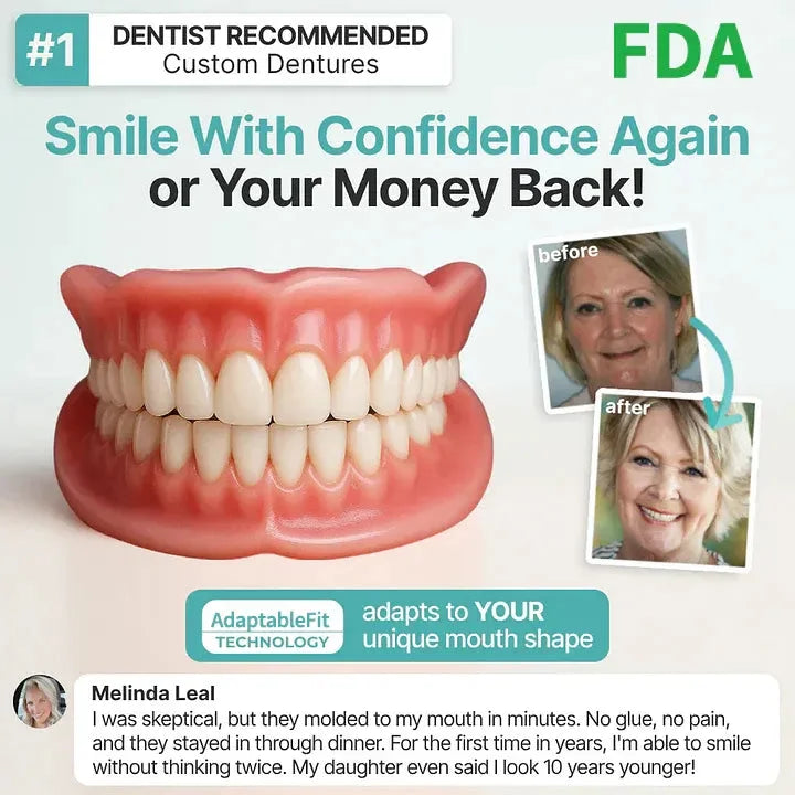 Custom-Fit Full Functional Dentures Make you more confident