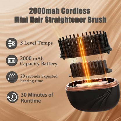 💖 Mini Portable Hair Straightener