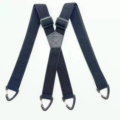 🔥 Men's X-Back Suspenders with Heavy-Duty Hook Clips – Wide, Adjustable & Durable for Work & Casual 🎩