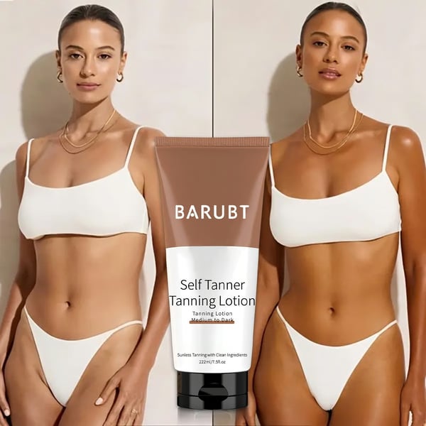 🌞 Get the Ultimate Sunless Glow✨  Self Tanner Lotion – For a Natural, Streak-Free Tan