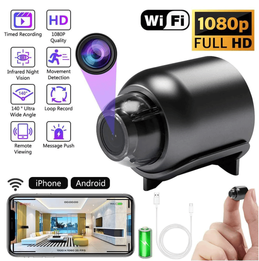 🔥📷 Mini Full HD 4K Security Camera🔥