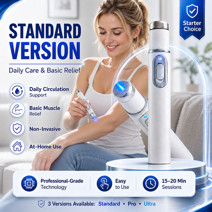 Advanced Acoustic Shockwave Therapy Device for At-Home Pain Relief & Male Performance Support