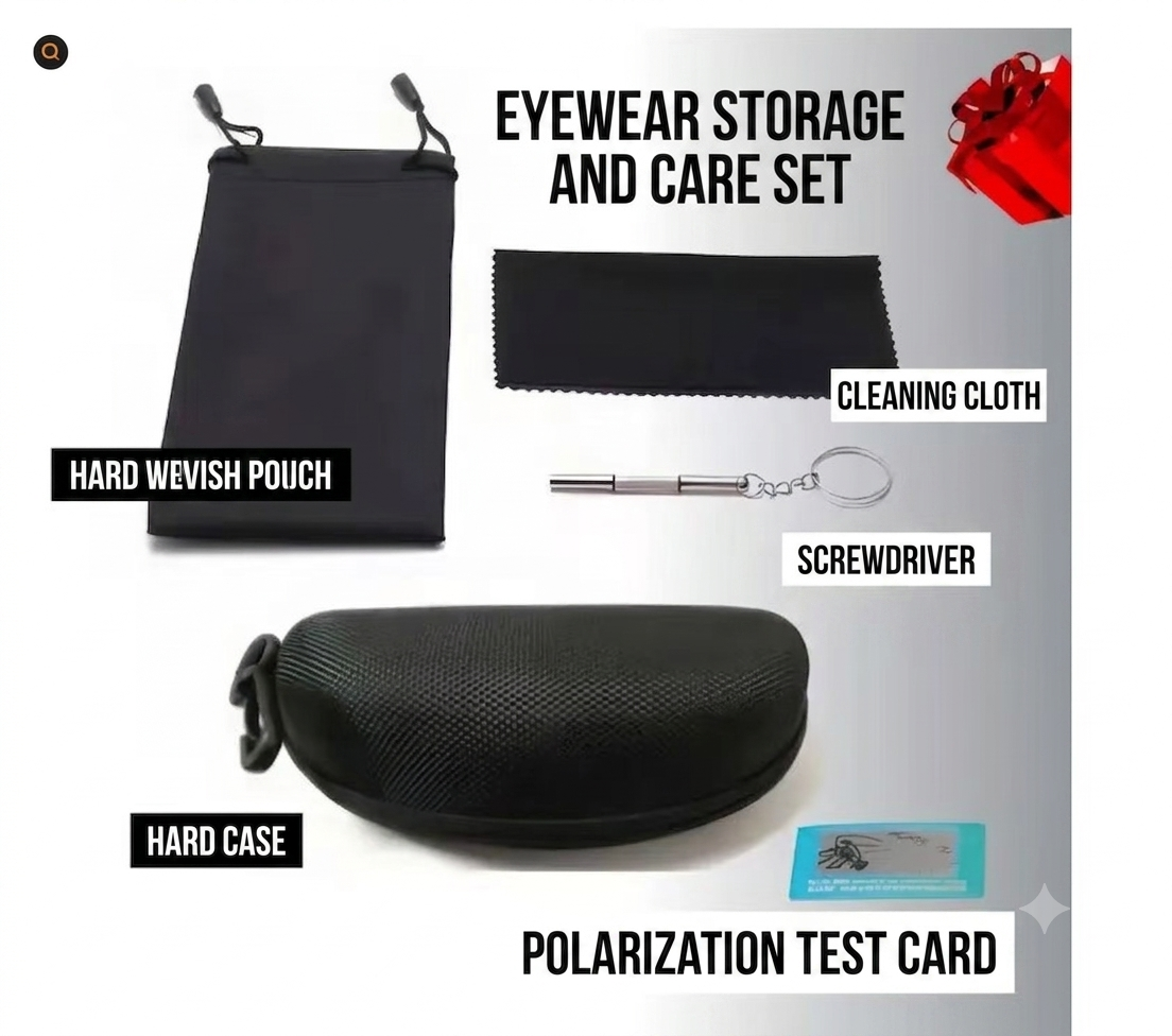 Photochromic Sunglasses with Anti-glare Polarized Lens