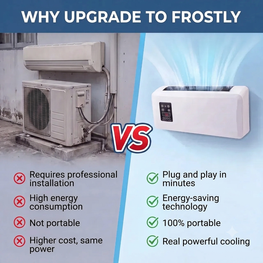 ❄️Ductless Portable Air Conditioners No Windows Needed❄️