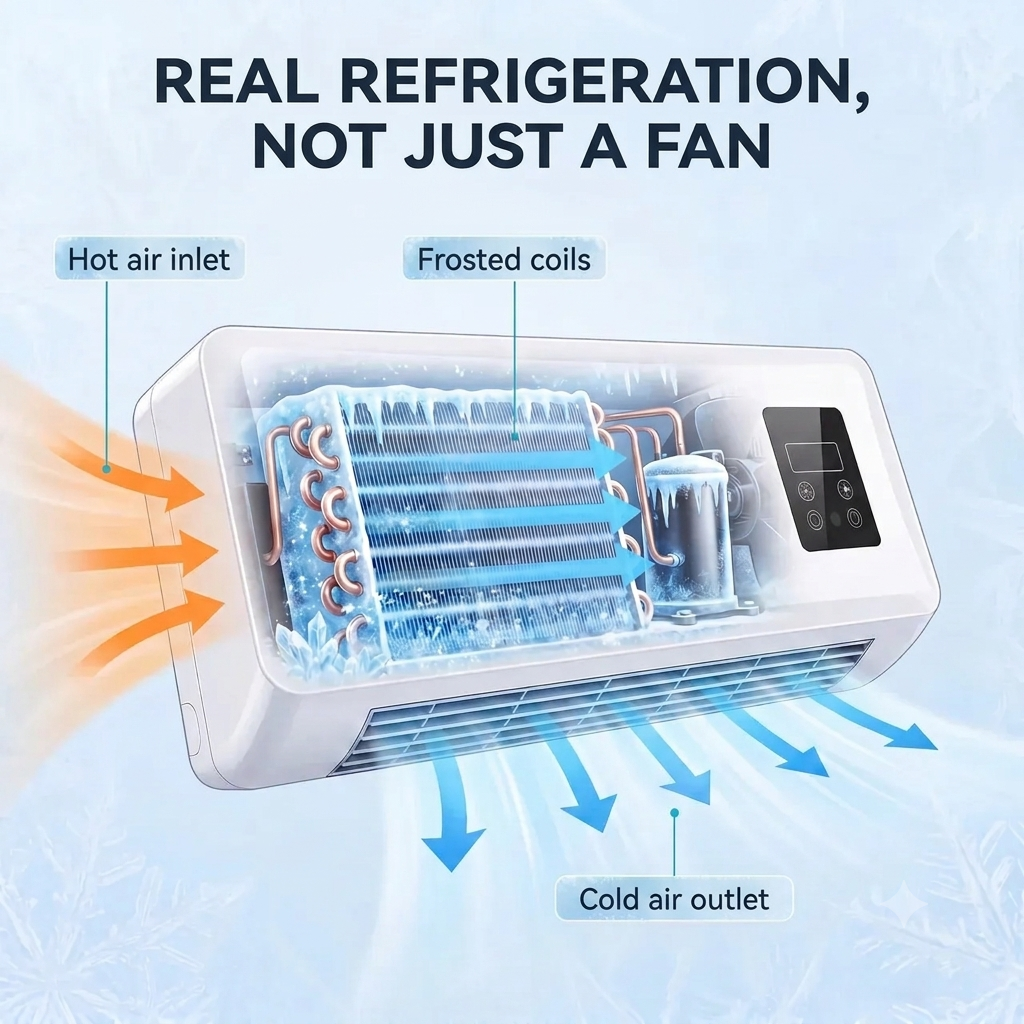 ❄️Ductless Portable Air Conditioners No Windows Needed❄️
