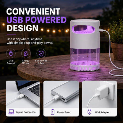 🦟  UV Mosquito Killer Lamp – quiet, USB, chemical-free. 50K+ sold! 🔇🌙