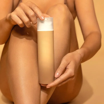 Gradual Body Tan Lotion – Non-Sticky, Streak-Free, Natural Caramel Dye for All Skin Types