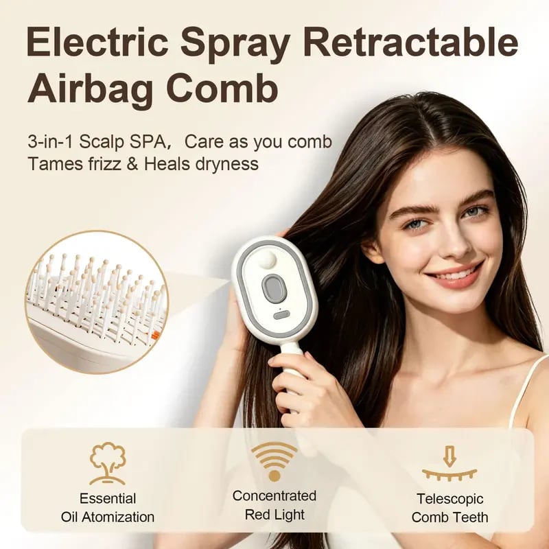 🔥Electric Spray Air Cushion Massage Comb🔥