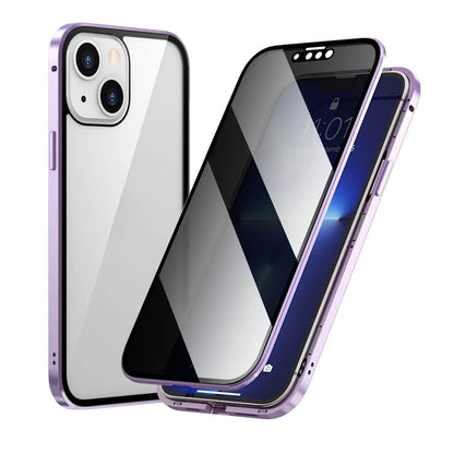 360° Double-Sided Magnetic Privacy iPhone Case | Anti-Spy Glass