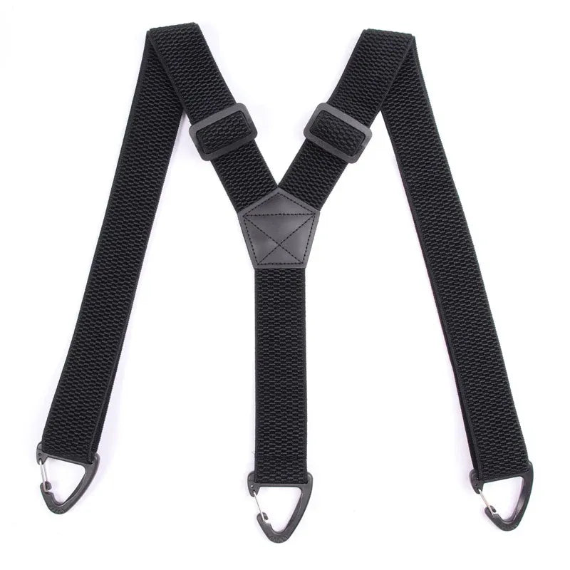 🔥 Men's X-Back Suspenders with Heavy-Duty Hook Clips – Wide, Adjustable & Durable for Work & Casual 🎩