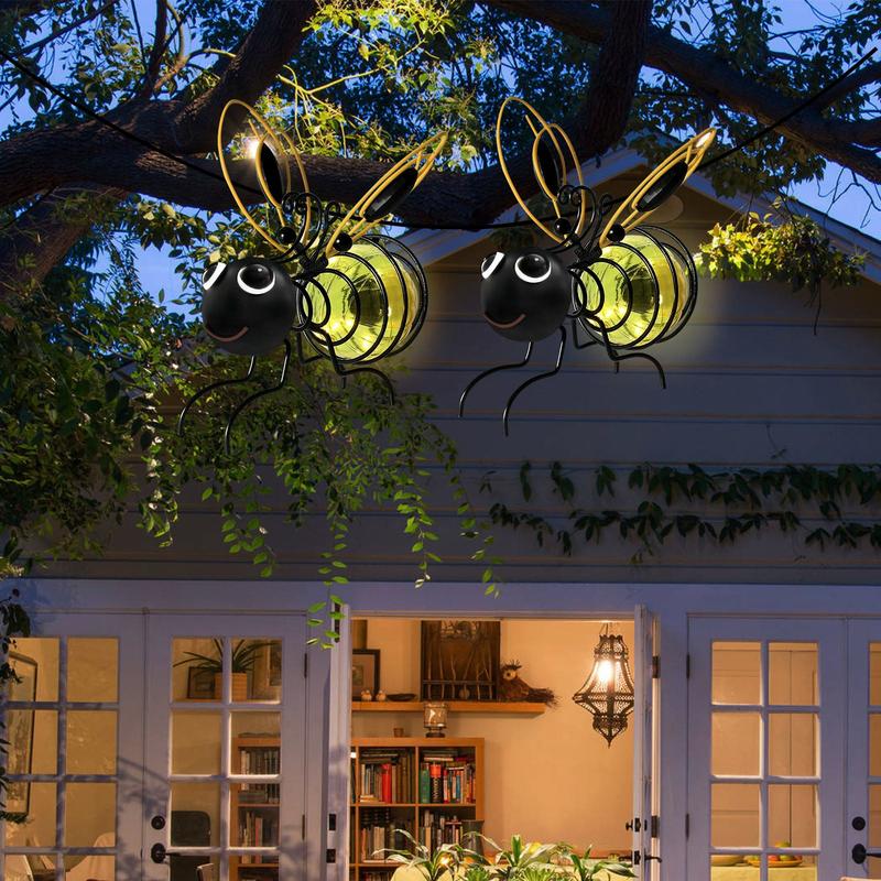 🐝Solar Hanging Bee Lights☀️Waterproof Outdoor Garden Decor Lantern for Patio & Yard❤️🌿✨