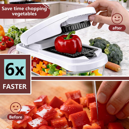 Vegetable Chopper,15-in-1 Multifunctional Food Chopper