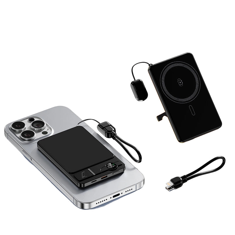 🔋✨Professional Magnetic Charger for Travelers & Professionals 🧲| 22.5W Wired & 15W Wireless | 10,000 mAh | Fast Delivery💥