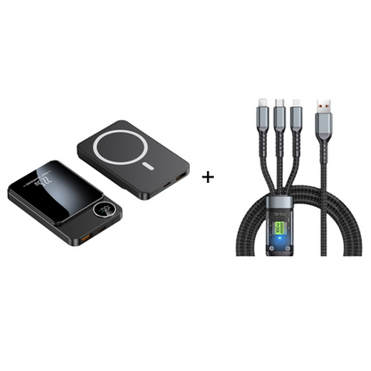 🔋✨Professional Magnetic Charger for Travelers & Professionals 🧲| 22.5W Wired & 15W Wireless | 10,000 mAh | Fast Delivery💥