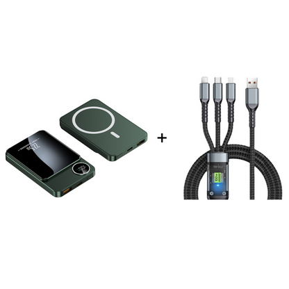🔋✨Professional Magnetic Charger for Travelers & Professionals 🧲| 22.5W Wired & 15W Wireless | 10,000 mAh | Fast Delivery💥