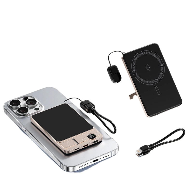 🔋✨Professional Magnetic Charger for Travelers & Professionals 🧲| 22.5W Wired & 15W Wireless | 10,000 mAh | Fast Delivery💥