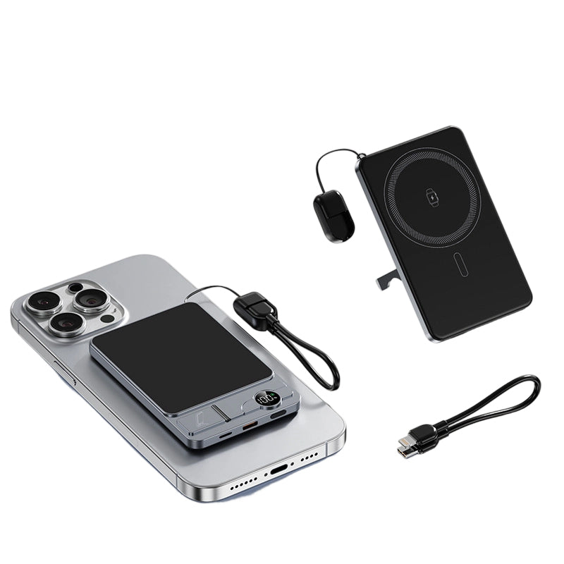 🔋✨Professional Magnetic Charger for Travelers & Professionals 🧲| 22.5W Wired & 15W Wireless | 10,000 mAh | Fast Delivery💥