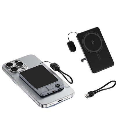 🔋✨Professional Magnetic Charger for Travelers & Professionals 🧲| 22.5W Wired & 15W Wireless | 10,000 mAh | Fast Delivery💥