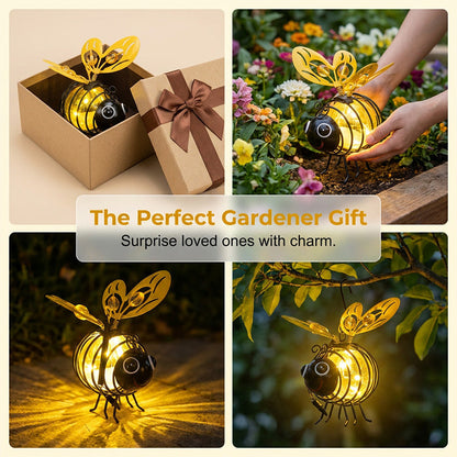 🐝Solar Hanging Bee Lights☀️Waterproof Outdoor Garden Decor Lantern for Patio & Yard❤️🌿✨